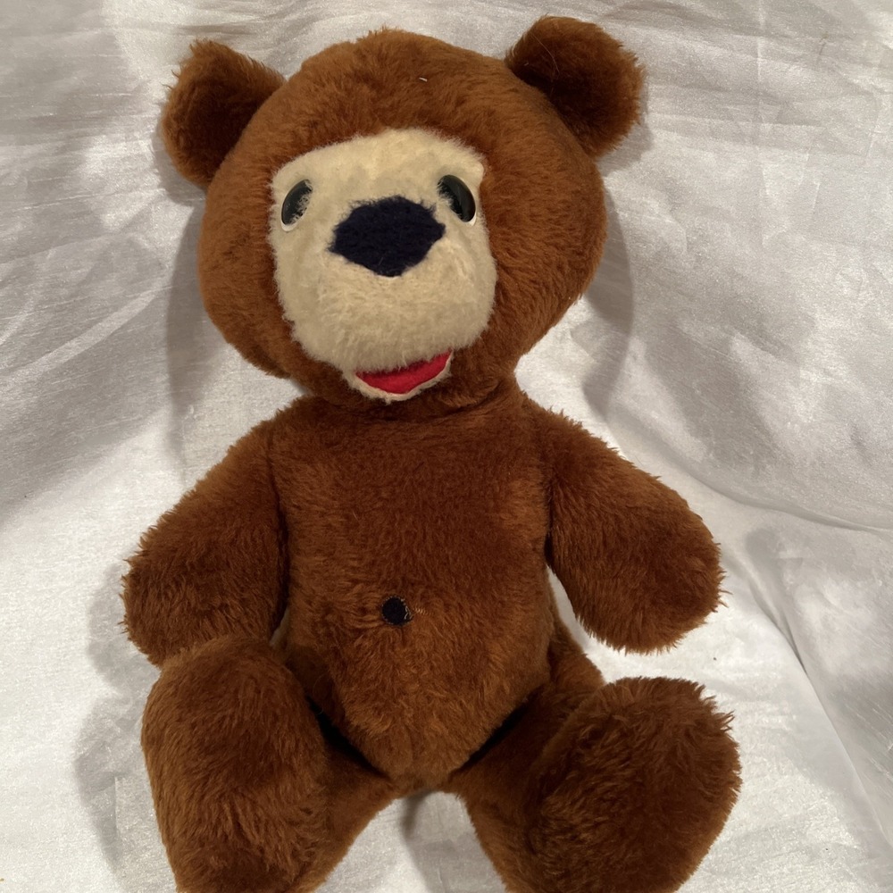 Vintage - Animal Fair Inc. Plush Teddy Bear Collectible 14 inches 1976‎ - Brown